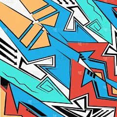 几何形状,背景,绘画插图,未来,抽象,高雅,明亮,概念,图像,复古风格