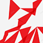 红色不规则三角形形状 设计图片 免费下载 页面网页 平面电商 创意素材