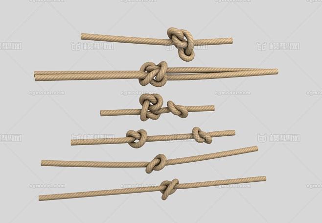 绳扣 绳结 绳子 粗绳子 麻绳 卷绳 绳索 绳 编织绳 绑绳子 缆绳