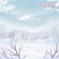 奇迹暖暖【苹果】2019春节福袋——「寒霜玫瑰」换装背景晴空拂雪