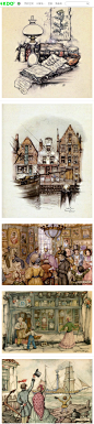 荷兰插画家ANTON PIECK插画作品欣赏 文艺圈 展示 三鹰堂-Powered by thinkdo3 #插画#
