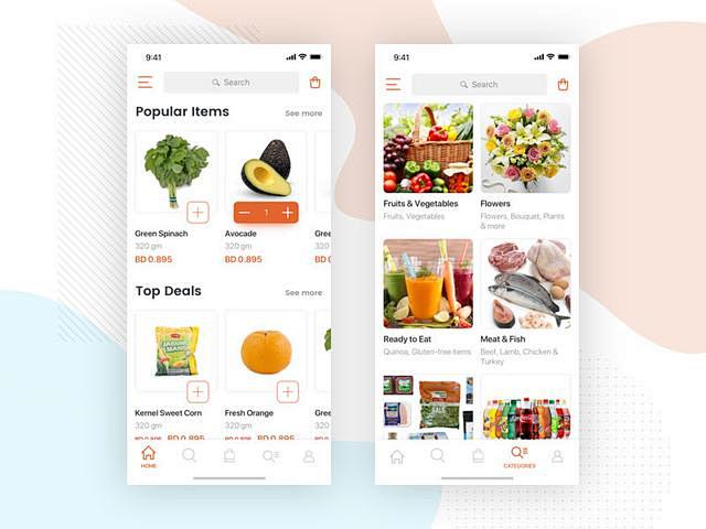 吃货必看的精致美食类APP UI界面设计...