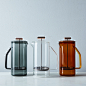 Glass French Press : Classy in glass.
