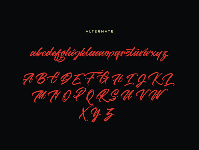 优秀的基于手写的字体设计——Goliat...