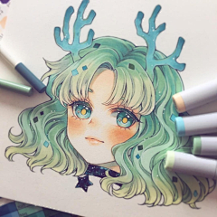 Dr_兔先生采集到水彩风插画