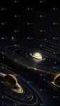 宇宙系列金线行星
