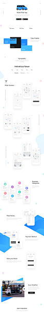 Nickel Ride | Ride sharing App : App Design project for Nickel Ride, free ride sharing service that promote local businesses.