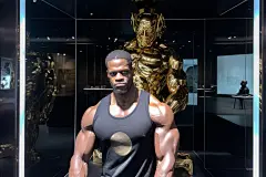 AI绘画_Prompts_Darkandriod_a_towering_white_and_vantablack_bodybuilder_powerfu_29138ee5-5e13-485c-9e52-610167f11dad_xpanx.com