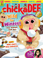 ChickaDEE Magazine: Cover : Cover for a winter issue of ChickaDEE Magazine