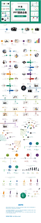 30 Sets Of Simple Timeline Ppt Chart Collection Pptx