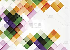 方形马赛克图案设计。普遍的现代构成