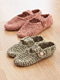 Crochet Slippers | Yarn | Free Knitting Patterns | Crochet Patterns | Yarnspirations