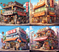 anan666_a_cartoon_image_of_several_Chinese_local_cuisine_Shop___1bf5ffa6-9ad8-4446-be99-0ab9008a5aec