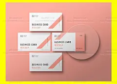 创意商务VI名片卡片智能贴图样机模板VI平面提案名片卡片设计素材-淘宝网