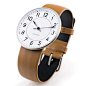 Station watch by Danish modernist designer Arne Jacobsen - now available at Dezeen Watch Store. #watches #watch