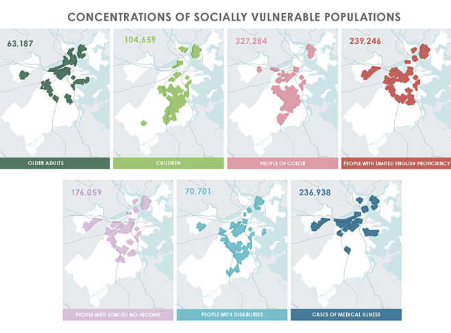 Maps of vulnerable p...