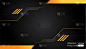 Orange yellow and black Abstract business backgrou