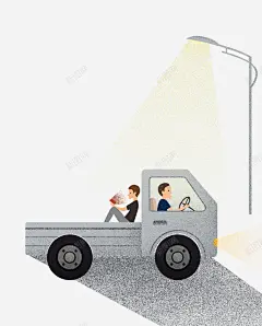 中秋回家手绘插画高清素材 png 设计图片 免费下载 页面网页 平面电商 创意素材 png素材