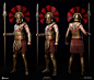 Spartan Commander - Assassin's creed odyssey, Ashley Sparling : Spartan Commander outfit that I created on Assassins Creed Odyssey. The outfit was created using Zbrush, Marvelous Designer, Maya and textured using Substance painter. Spear was made by anoth