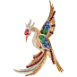 Boucher Phoenix Brooch | 1stdibs.com