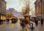 St.Denis - Edouard Cortes : St.Denis, 1905 by Edouard Cortes. Post-Impressionism. cityscape