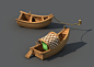 小船、木船、木板船、卡通船只、Q版渔船、鱼船、写实鱼船、古代鱼船、古代木船、渡船、扁舟、游戏船