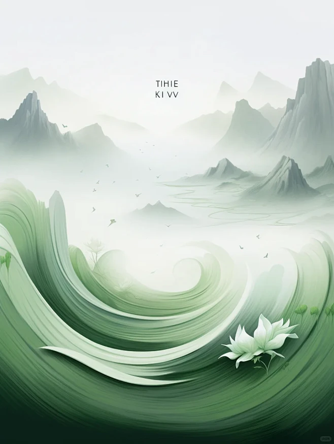 碧绿山水-花瓣网