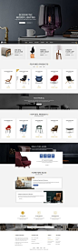 Umbra - Furniture & Interior PSD Template on Behance: 