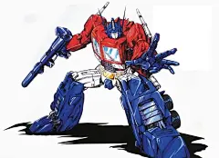 ▲　汽车人擎天柱