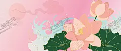 荷花背景线稿鎏金 【酷图网】祥云,中国风背景,线稿,小荷,写意,禅意,高雅,雅致,国风,端午节,卡通荷花素材,荷花,荷花海报素材,荷花素材,图片,包装,卡通荷花,插画,插图,素材,元素,矢量,卡通,手绘,手绘荷花,简约,图案,荷花插画,矢量荷花,中式,古风,国潮,古韵,睡莲,卡通莲花,莲花插画,鎏金,填色,粉色,渐变,绿色,墨