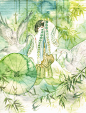 #涂鸦王国#   【绿色中毒】   插画师：山人辰露