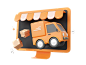 Online Delivery Service 3D Icon