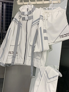小wei威wei采集到赛博朋克/现代服装质感