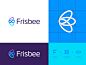 Frisbee - Logo Design venture finance butterfly monogram f identity design logo identity logo grid branding angel investor angel level funding fund invest rotation logo design logo angel bee frisbee