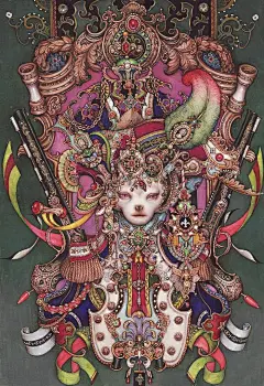 韩国插画师、艺术家 키욜(Ki Yore) 巴洛克风格的插画作品欣赏