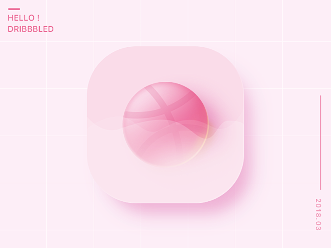 dribbbled图标