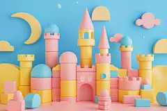 亲子互动积木拼搭