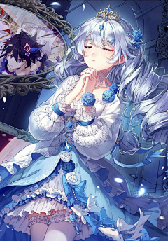 攸L然采集到二次元女