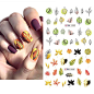 Amazon.com: Fall Nail Art Stickers, Autumn Nail Art Water Decals Transfer Nail Supplies Maple Leaves Turkey Pumpkin Design Sticker for Women Acrylic Nail Maple Leaf Thanksgiving Decorations 12 PCS (Fall B) : Beauty & Personal Care