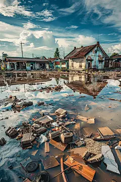 自然灾害洪水洪涝图片