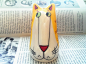 外贸手绘陶瓷 猫咪调味瓶 胡椒瓶 单个 黄狸猫