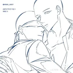双人线稿参考 (194)
