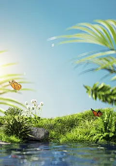 化妆品香水洗护海报摄影简约高级感实物背景