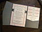 Pink Damask Charcoal Pocket Suite