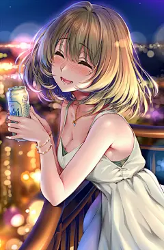 今晚夜景很美呢。♪