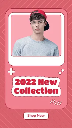 Creative Style Men's Wear New Collection Ecommerce Story