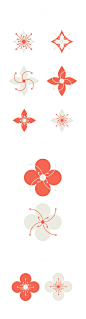 Chinese New Year Pt. I - design elements by Cynthia Mergel, via Behance