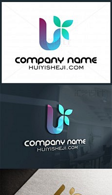 U字母LOGO标志设计
