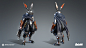 Rabbit, ROOM 8 STUDIO : Fast and furious - he is a perfect killing machine. For AOE damage Rabbit uses carrots - grenades.