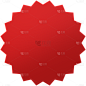 红色促销活动优惠标签